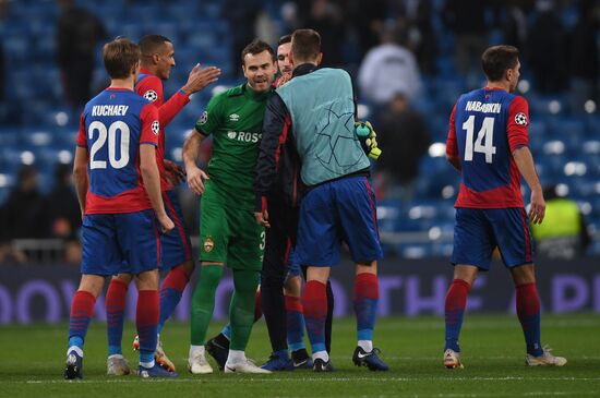 Spain Soccer Champions League Real - CSKA