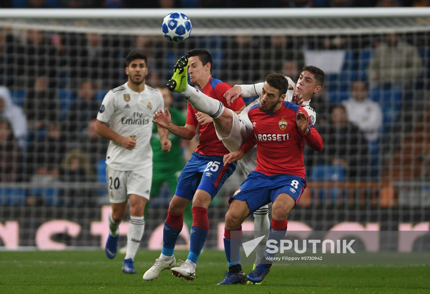 Spain Soccer Champions League Real - CSKA