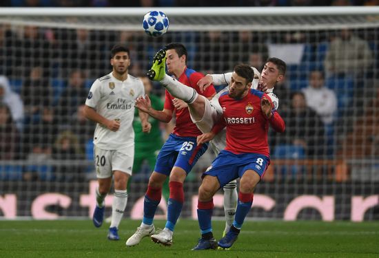 Spain Soccer Champions League Real - CSKA