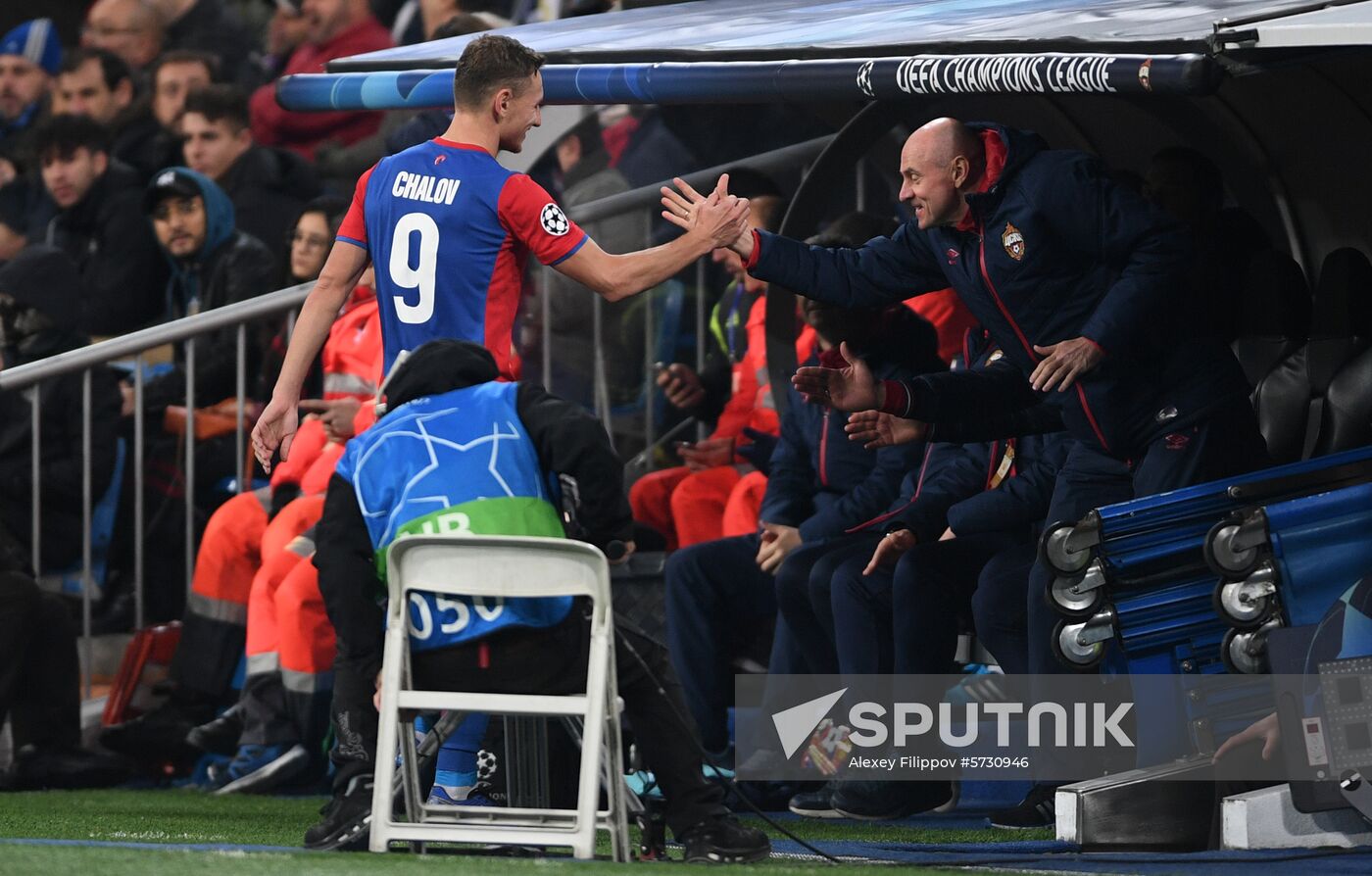 Spain Soccer Champions League Real - CSKA