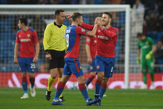Spain Soccer Champions League Real - CSKA
