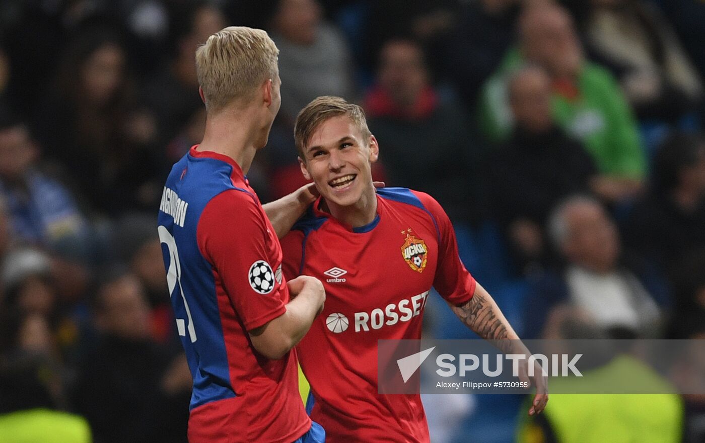 Spain Soccer Champions League Real - CSKA