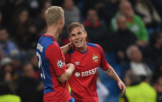 Spain Soccer Champions League Real - CSKA