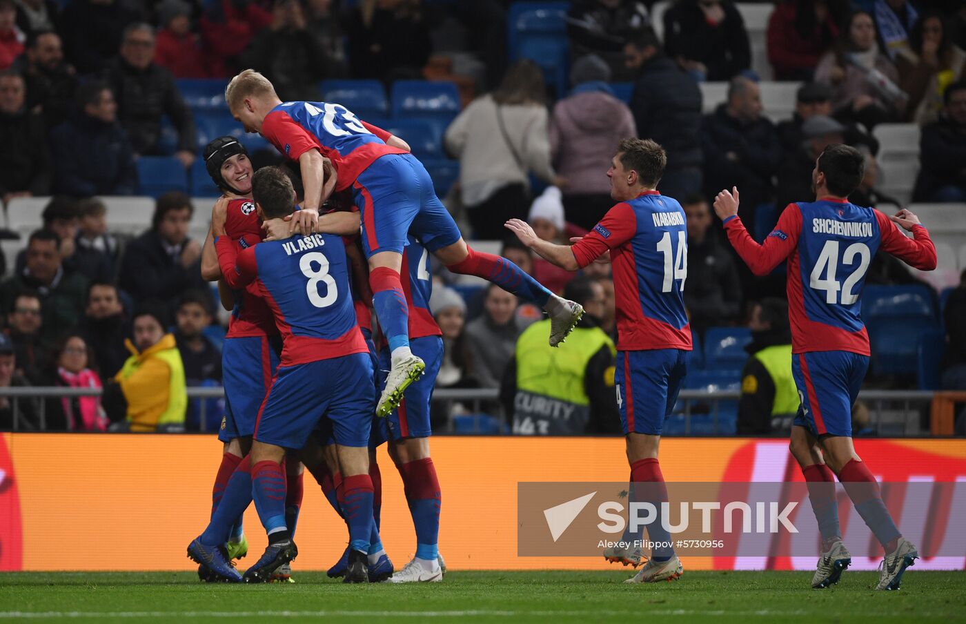 Spain Soccer Champions League Real - CSKA