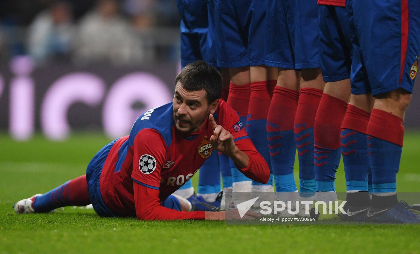 Spain Soccer Champions League Real - CSKA