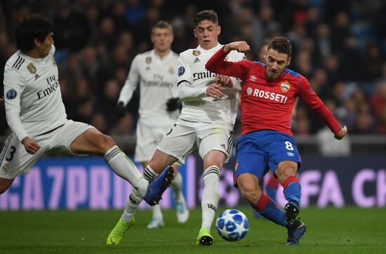 Spain Soccer Champions League Real - CSKA