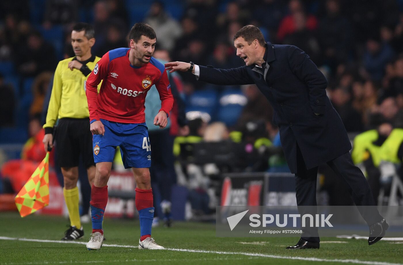 Spain Soccer Champions League Real - CSKA