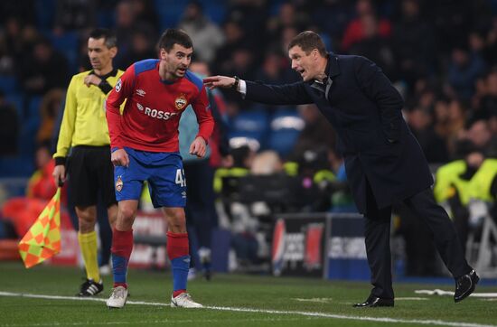 Spain Soccer Champions League Real - CSKA