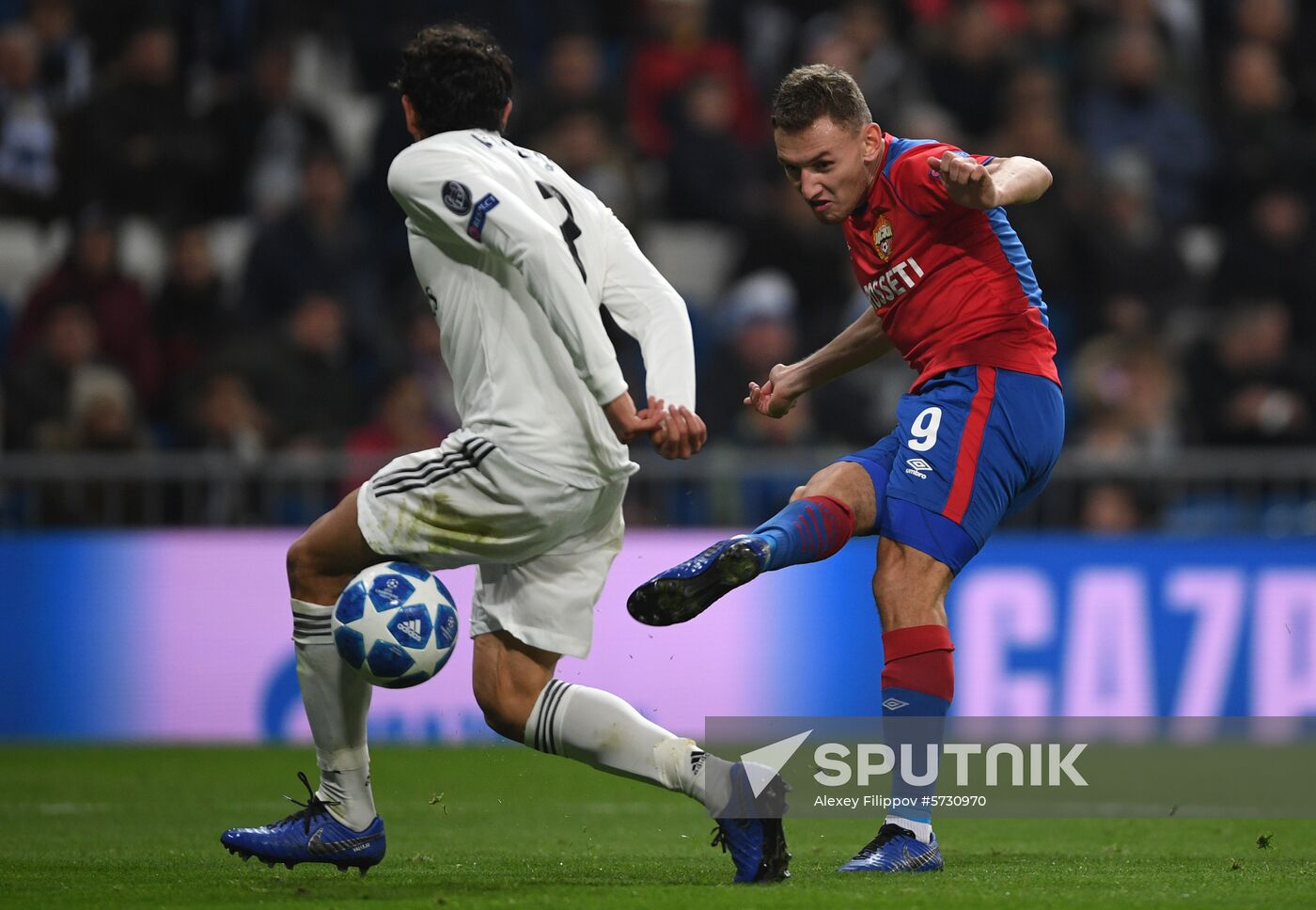 Spain Soccer Champions League Real - CSKA