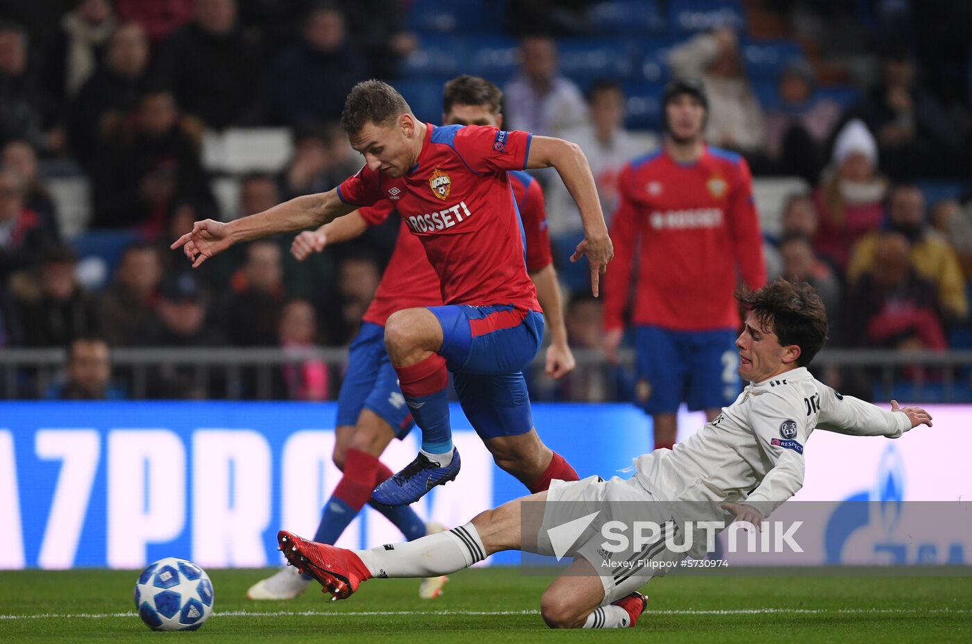 Spain Soccer Champions League Real - CSKA