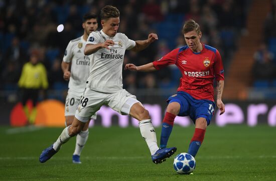 Spain Soccer Champions League Real - CSKA