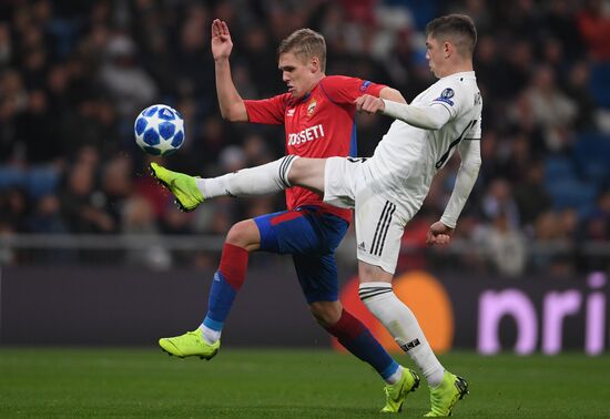 Spain Soccer Champions League Real - CSKA