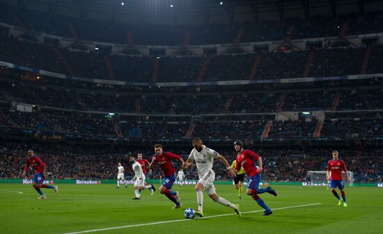 Spain Soccer Champions League Real - CSKA