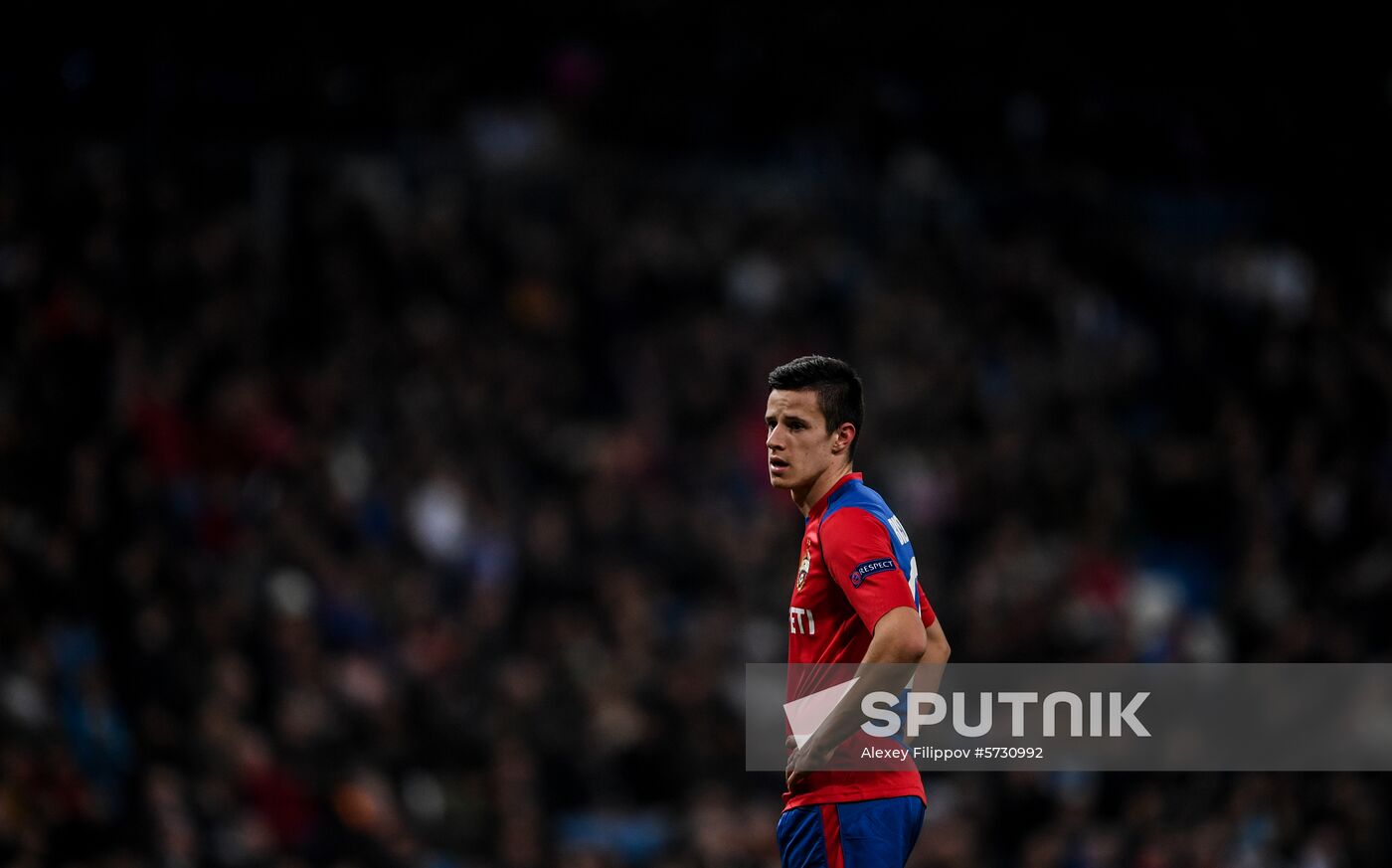 Spain Soccer Champions League Real - CSKA