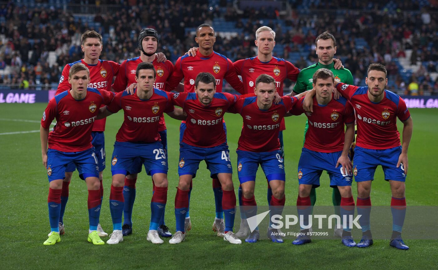 Spain Soccer Champions League Real - CSKA
