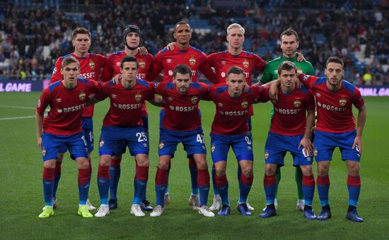 Spain Soccer Champions League Real - CSKA