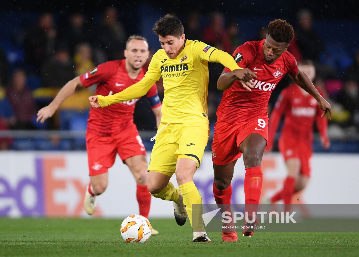 Spain Soccer Europa League Villarreal - Spartak