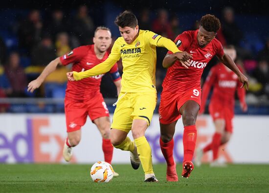Spain Soccer Europa League Villarreal - Spartak
