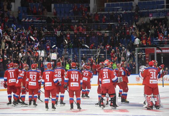 Russia Ice Hockey Channel One Cup Russia - Sweden