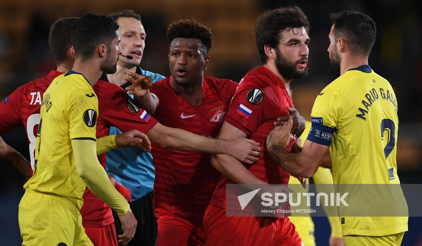 Spain Soccer Europa League Villarreal - Spartak