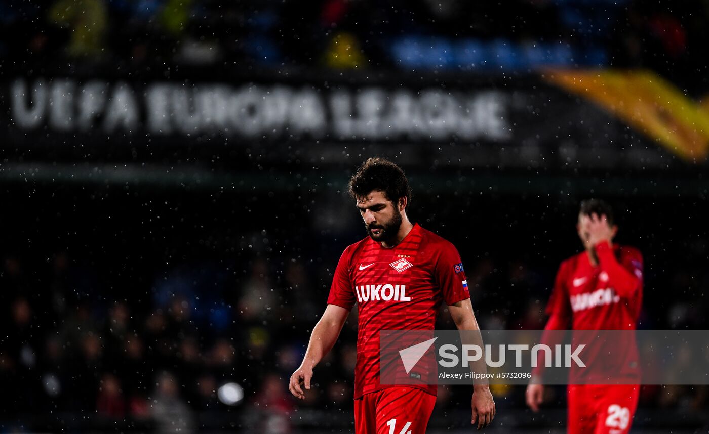 Spain Soccer Europa League Villarreal - Spartak