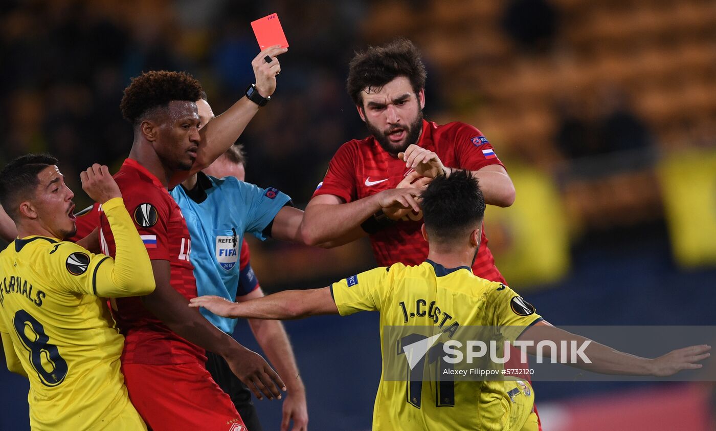 Spain Soccer Europa League Villarreal - Spartak