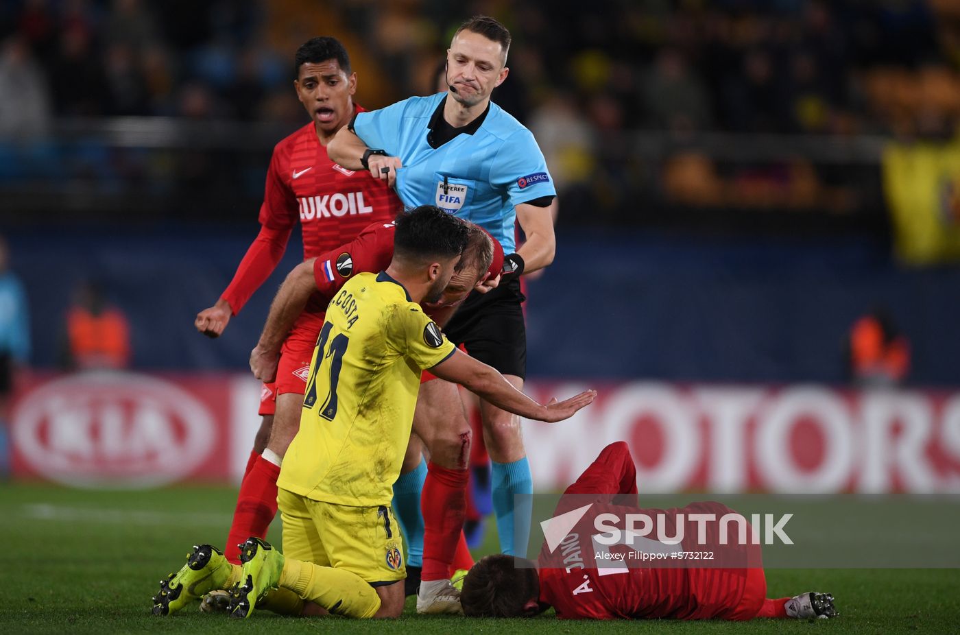 Spain Soccer Europa League Villarreal - Spartak