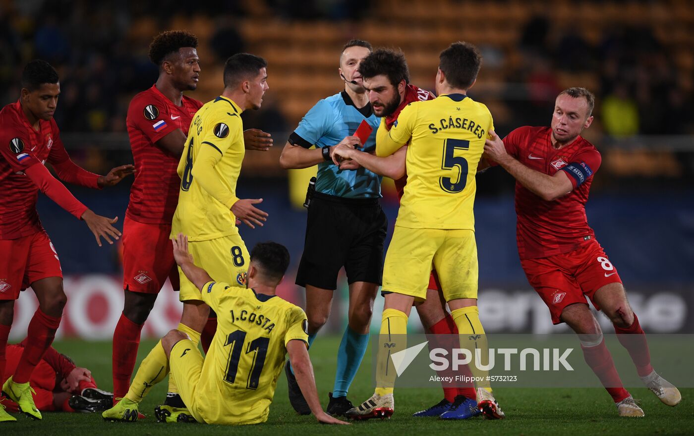 Spain Soccer Europa League Villarreal - Spartak