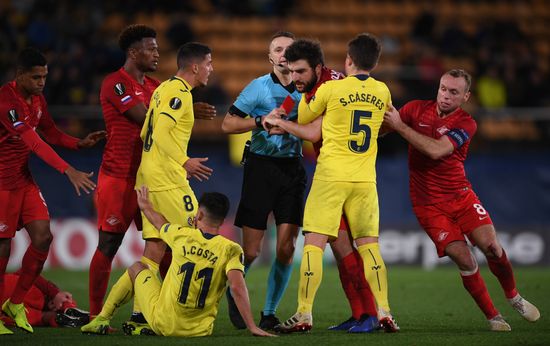 Spain Soccer Europa League Villarreal - Spartak