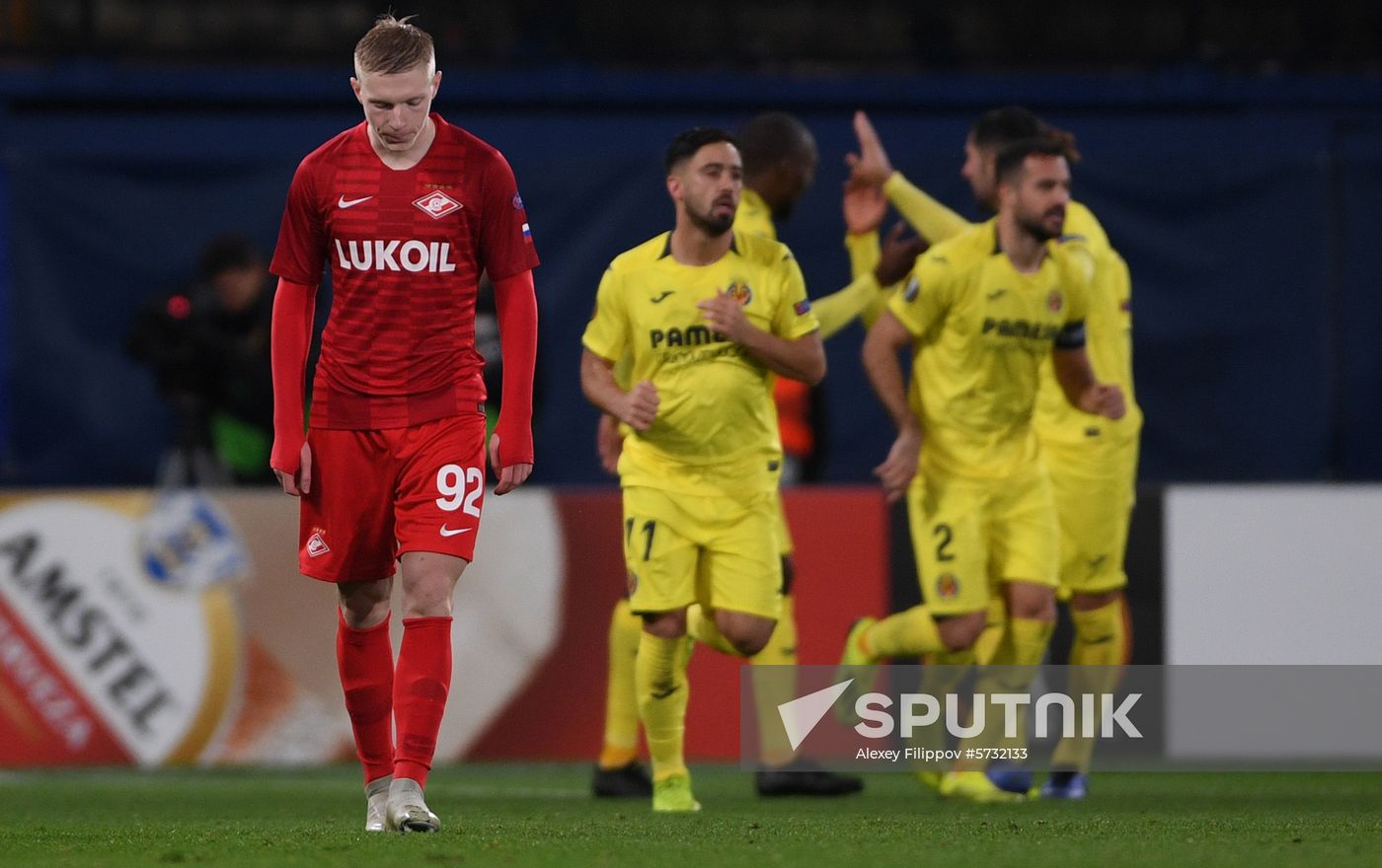 Spain Soccer Europa League Villarreal - Spartak