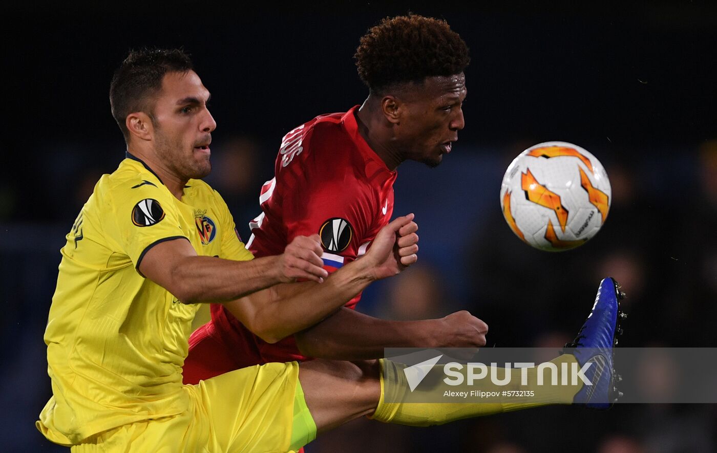 Spain Soccer Europa League Villarreal - Spartak