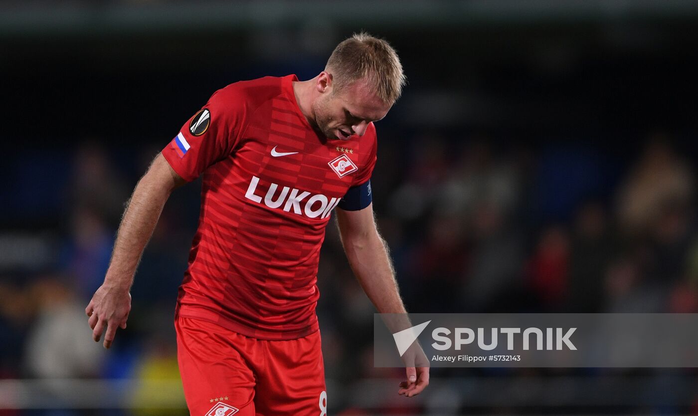 Spain Soccer Europa League Villarreal - Spartak