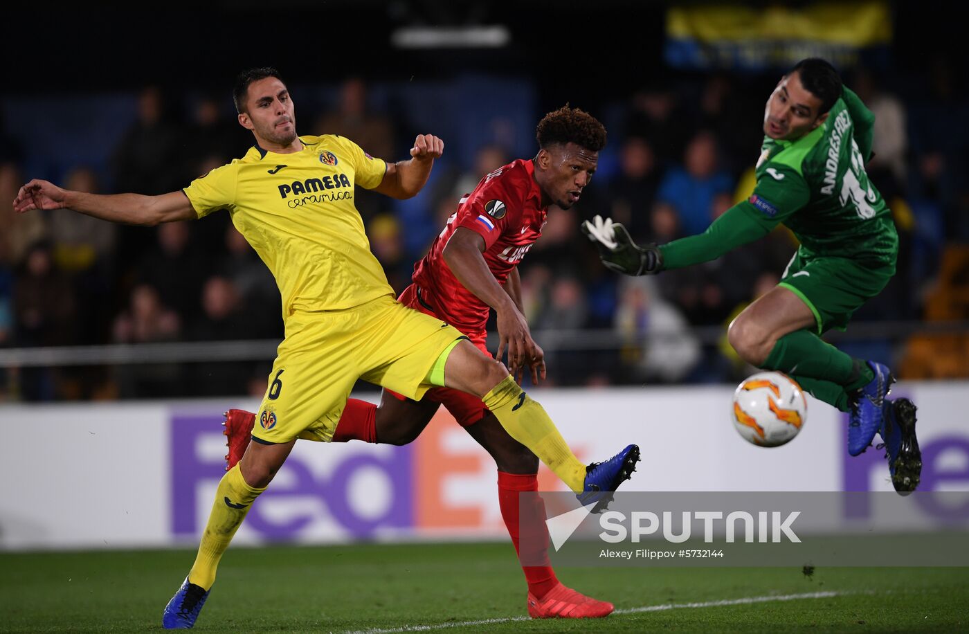 Spain Soccer Europa League Villarreal - Spartak