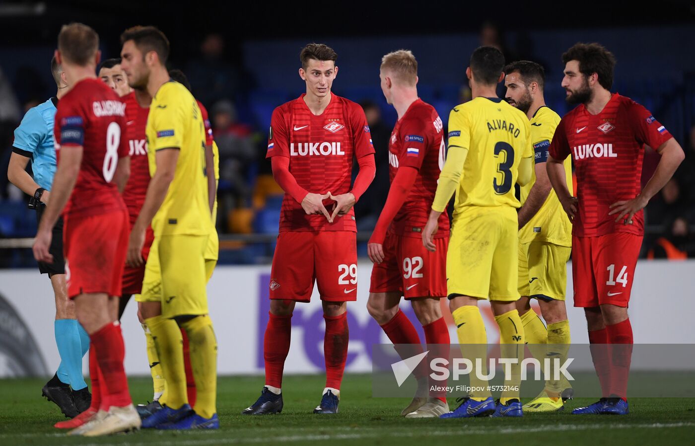 Spain Soccer Europa League Villarreal - Spartak