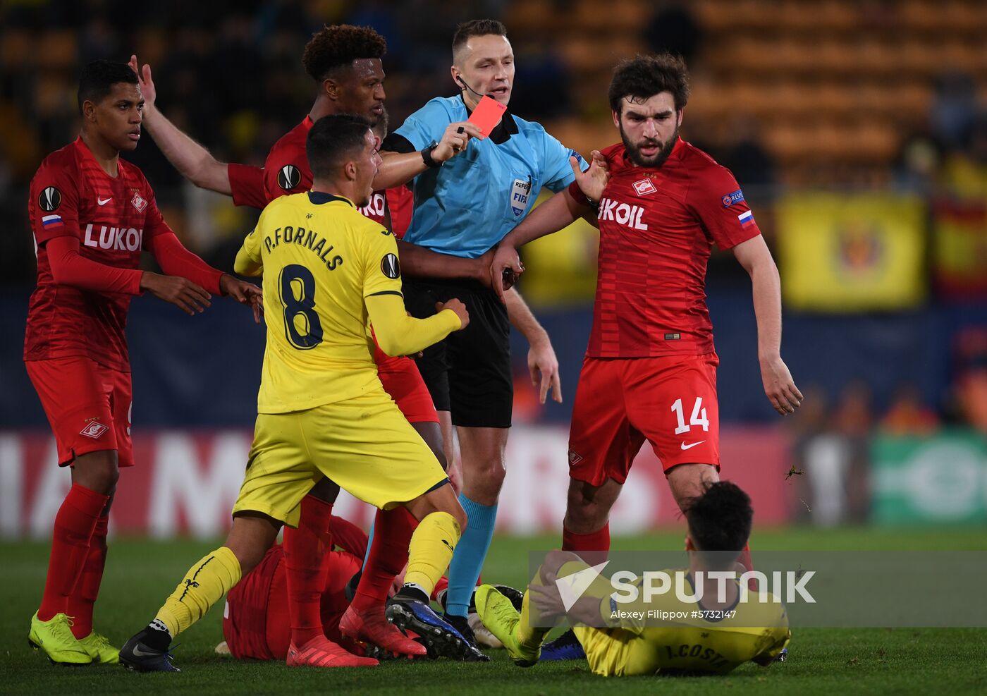 Spain Soccer Europa League Villarreal - Spartak