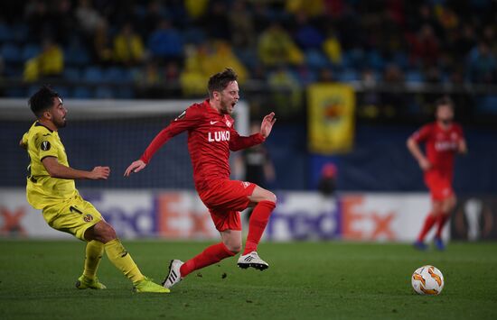 Spain Soccer Europa League Villarreal - Spartak