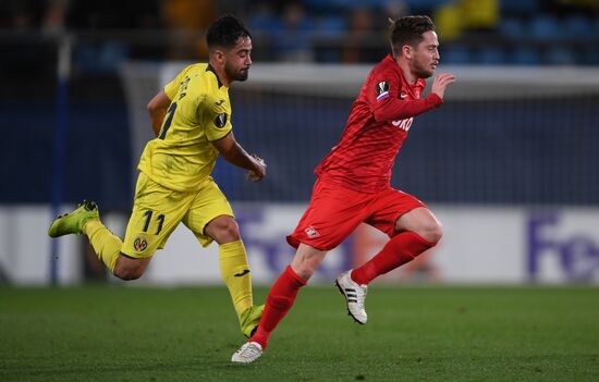 Spain Soccer Europa League Villarreal - Spartak
