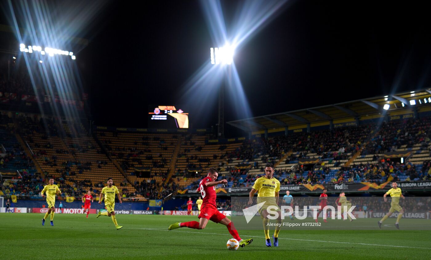 Spain Soccer Europa League Villarreal - Spartak