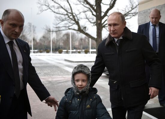 President Putin's visit to St. Petersburg