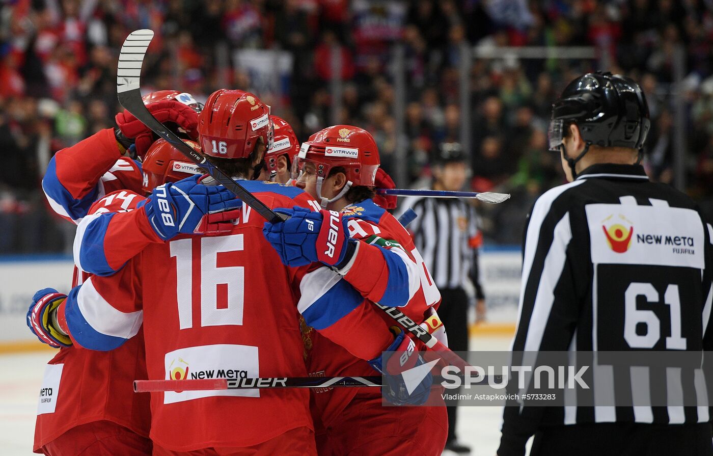 Russia Ice Hockey Channel One Cup Russia - Czech Republic