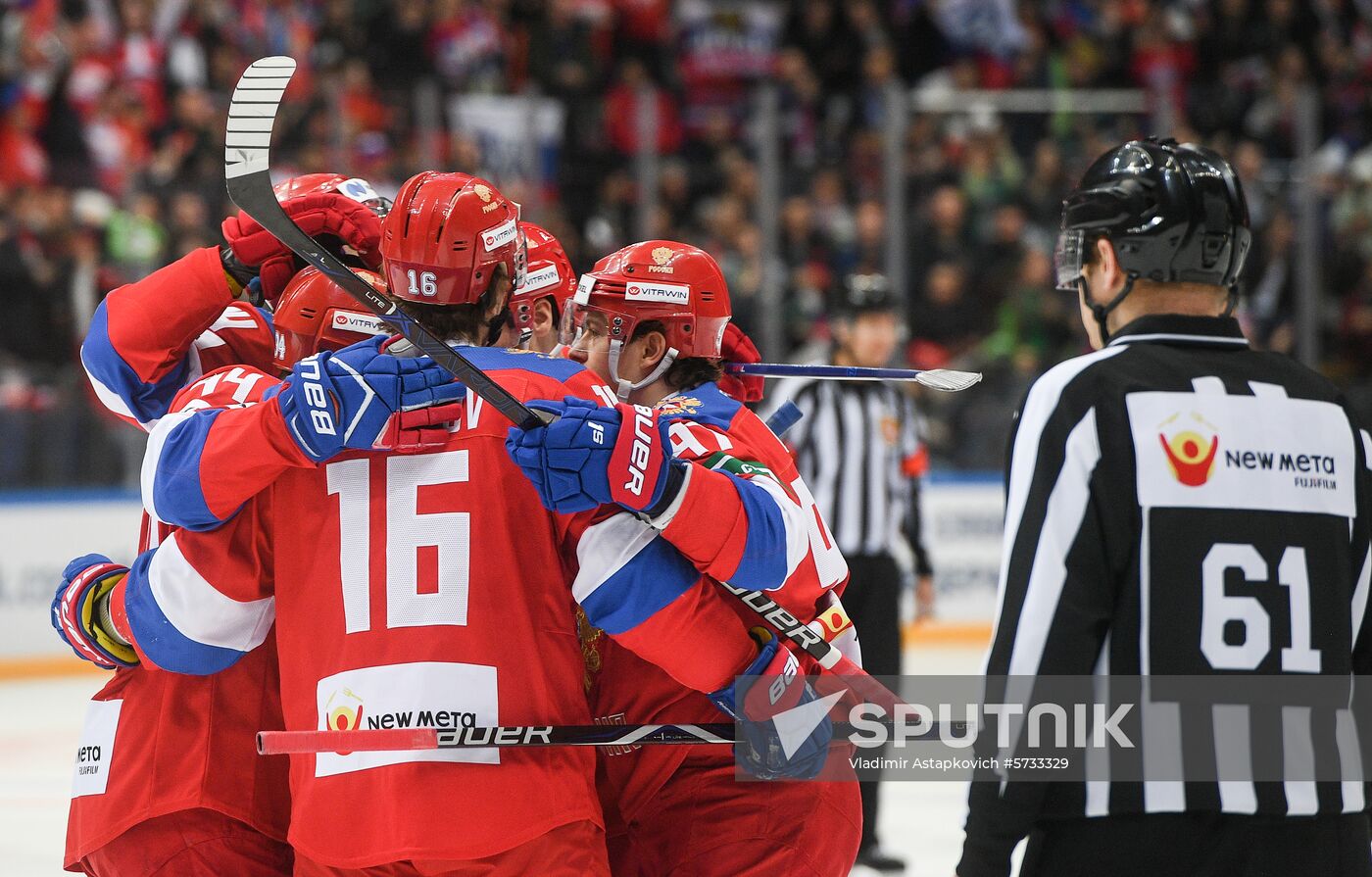 Russia Ice Hockey Channel One Cup Russia - Czech Republic