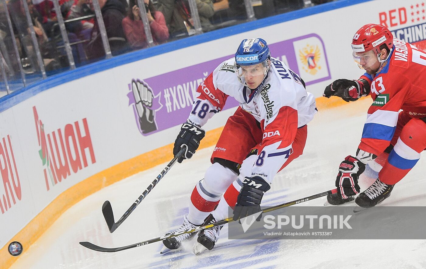 Russia Ice Hockey Channel One Cup Russia - Czech Republic