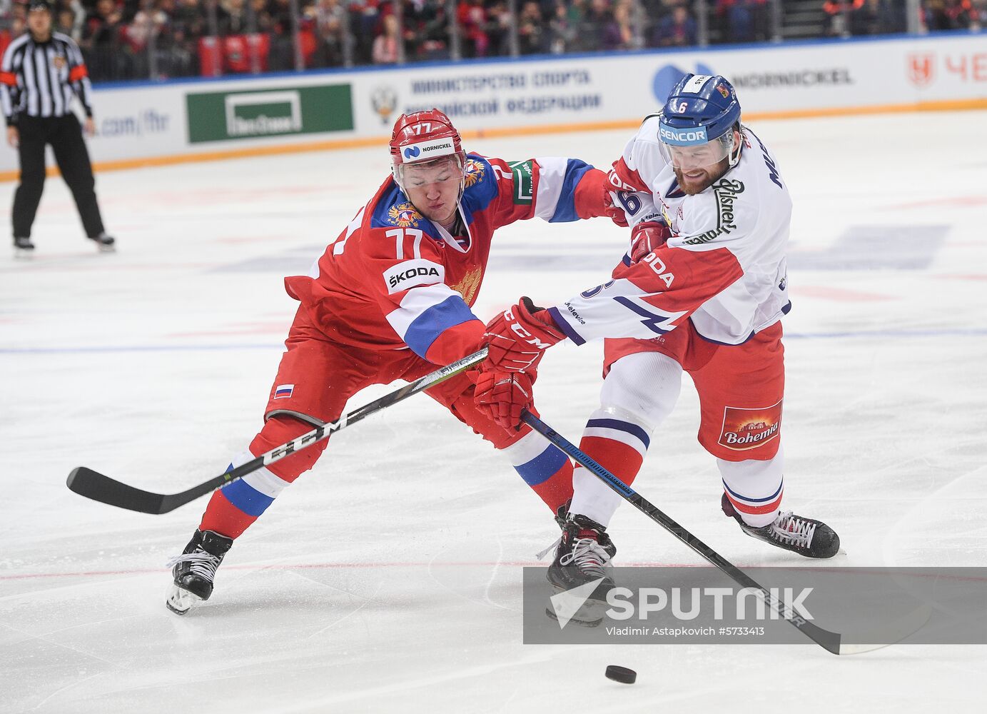 Russia Ice Hockey Channel One Cup Russia - Czech Republic