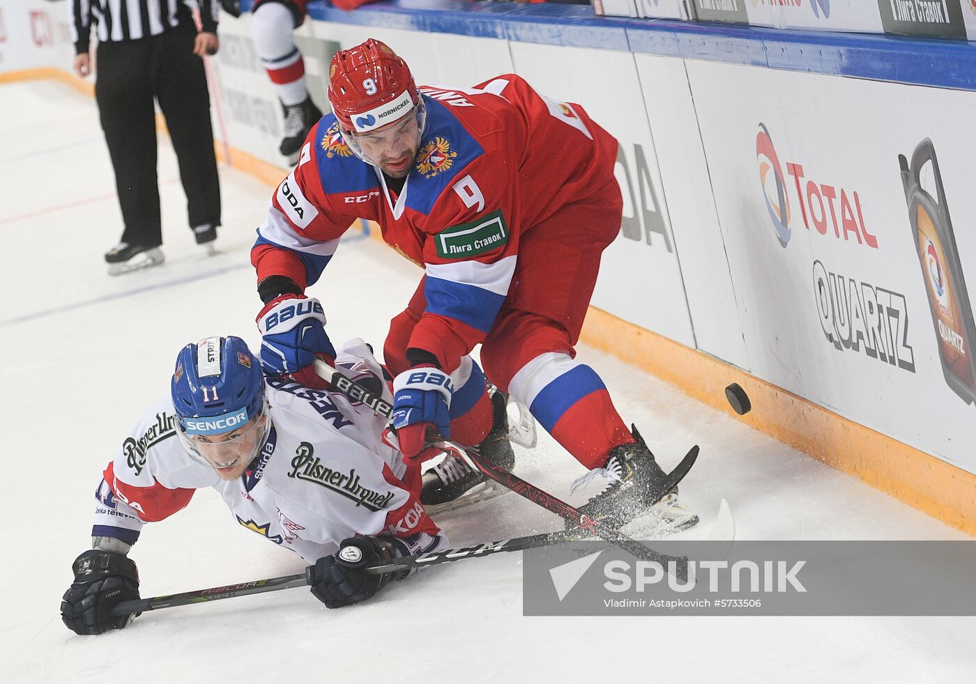 Russia Ice Hockey Channel One Cup Russia - Czech Republic