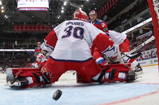 Hockey. Channel One Cup. Russia vs. Czech Republic