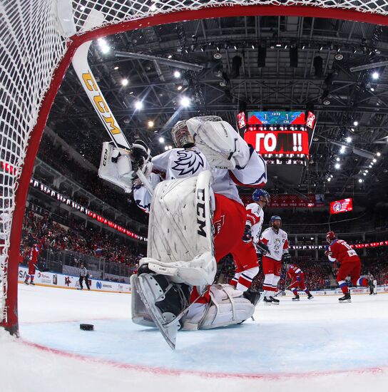 Hockey. Channel One Cup. Russia vs. Czech Republic