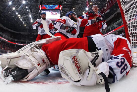 Hockey. Channel One Cup. Russia vs. Czech Republic