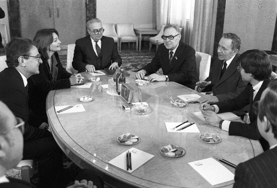 George Soros and Andrei Gromyko