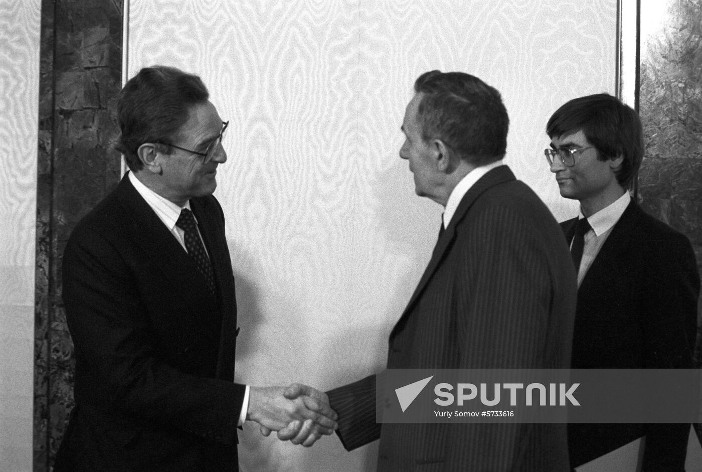 George Soros and Andrei Gromyko