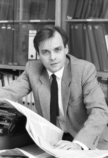 Soviet TV anchor Dmitry Kiselev